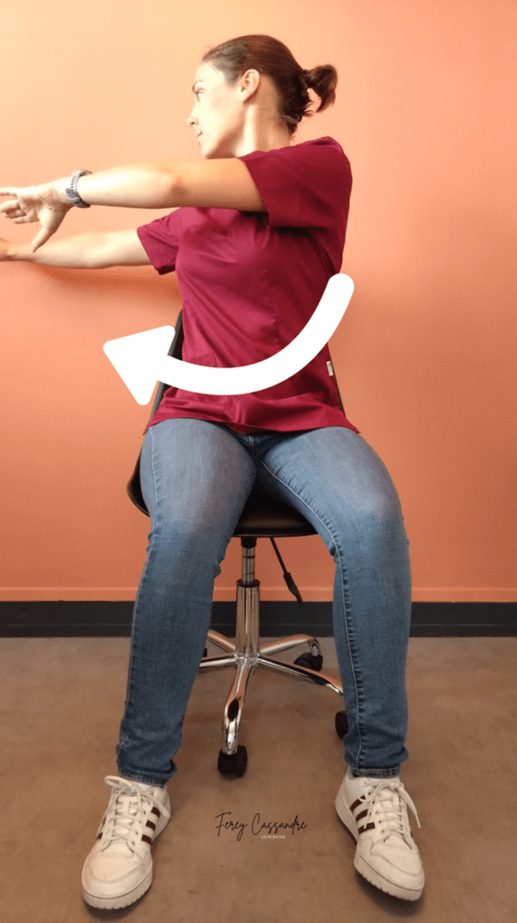 Etirement des lombaires